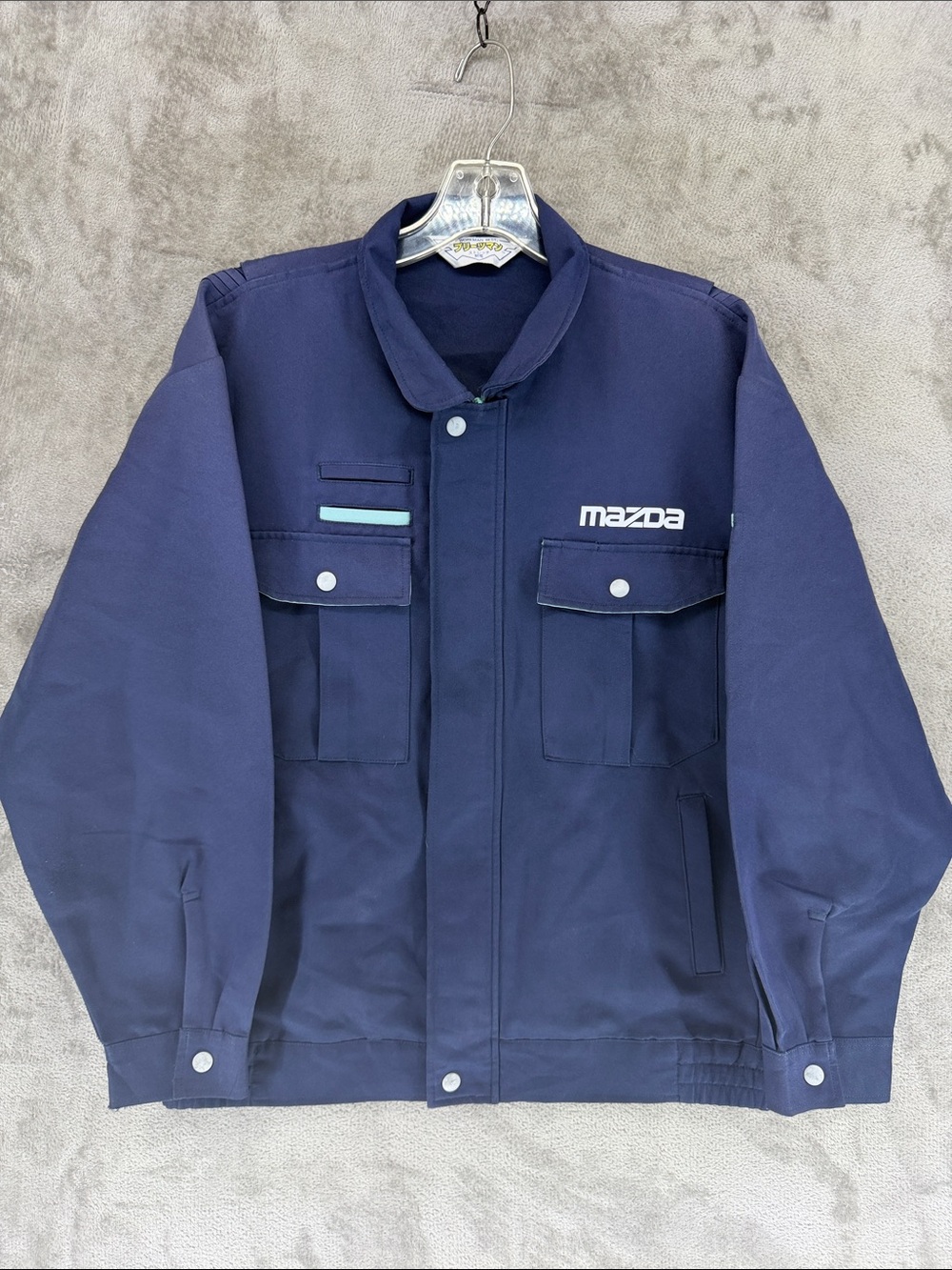 VTG Mazda Racing Japan Motorsport Men's Navy Work Jacket size M-L